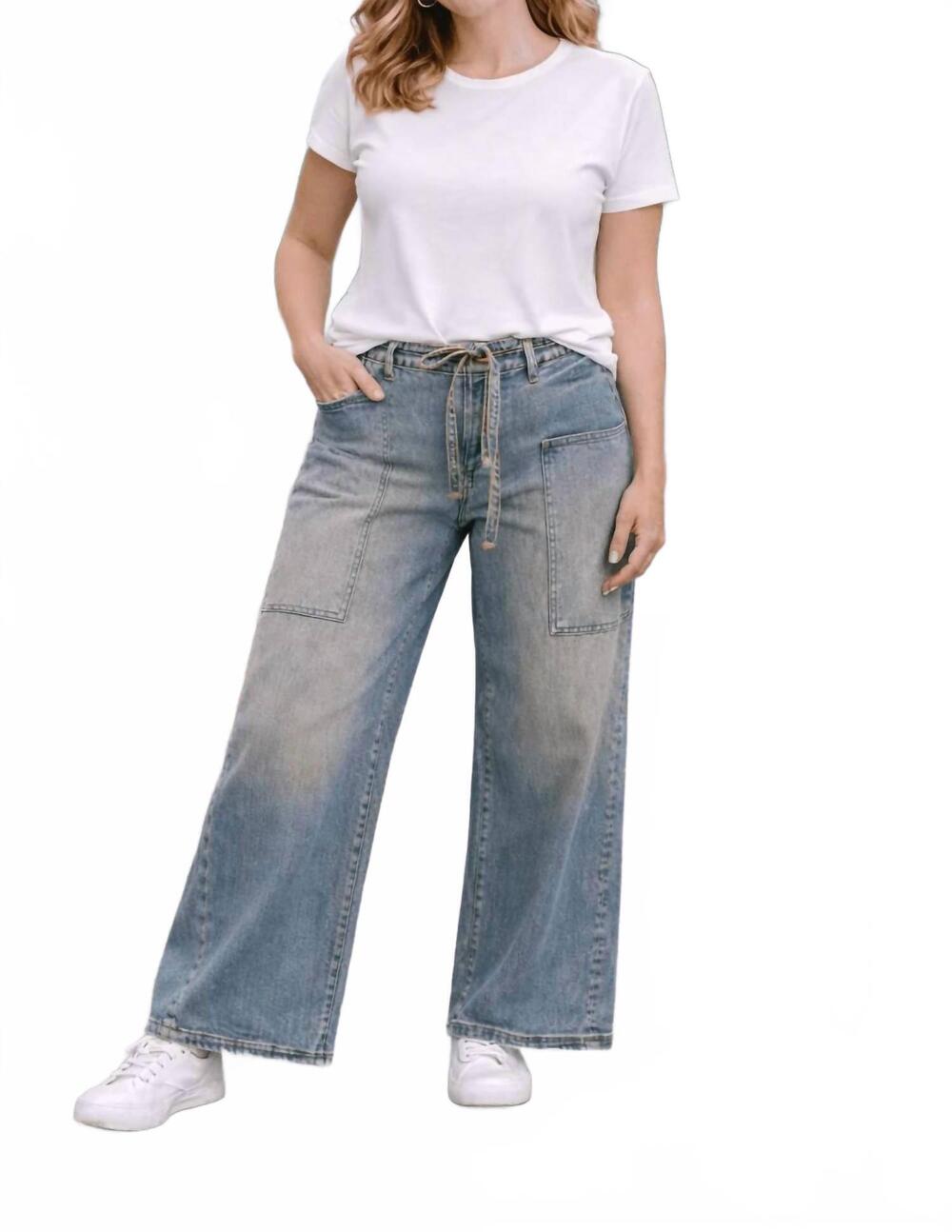 NEW FLYING MONKEY easy street baggy jean in genesis